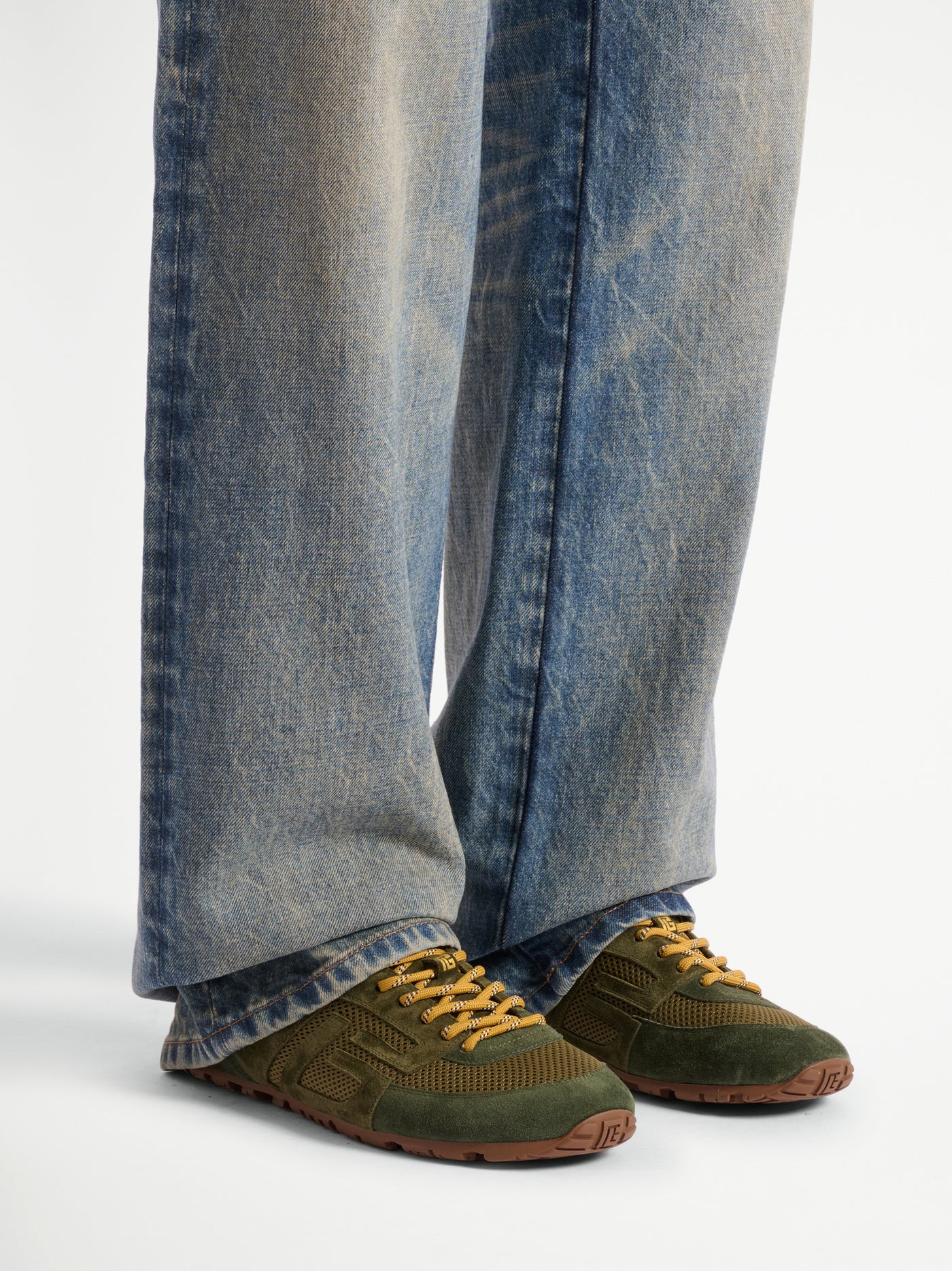 Racer 45 trainers in mesh and suede leather
