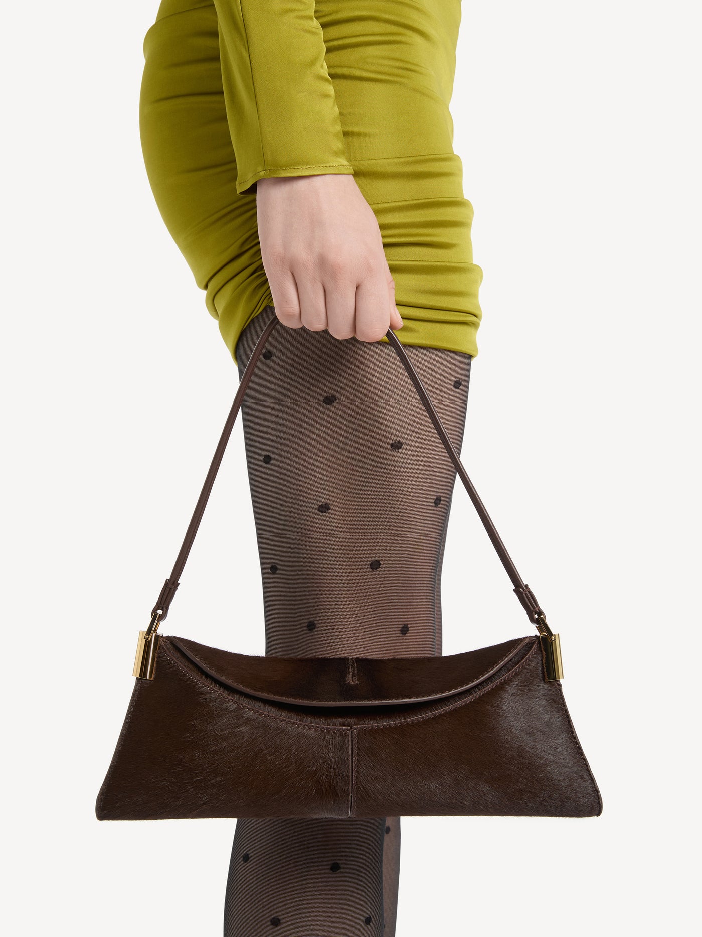 Kleine Tasche 64-83 aus flauschigem Leder