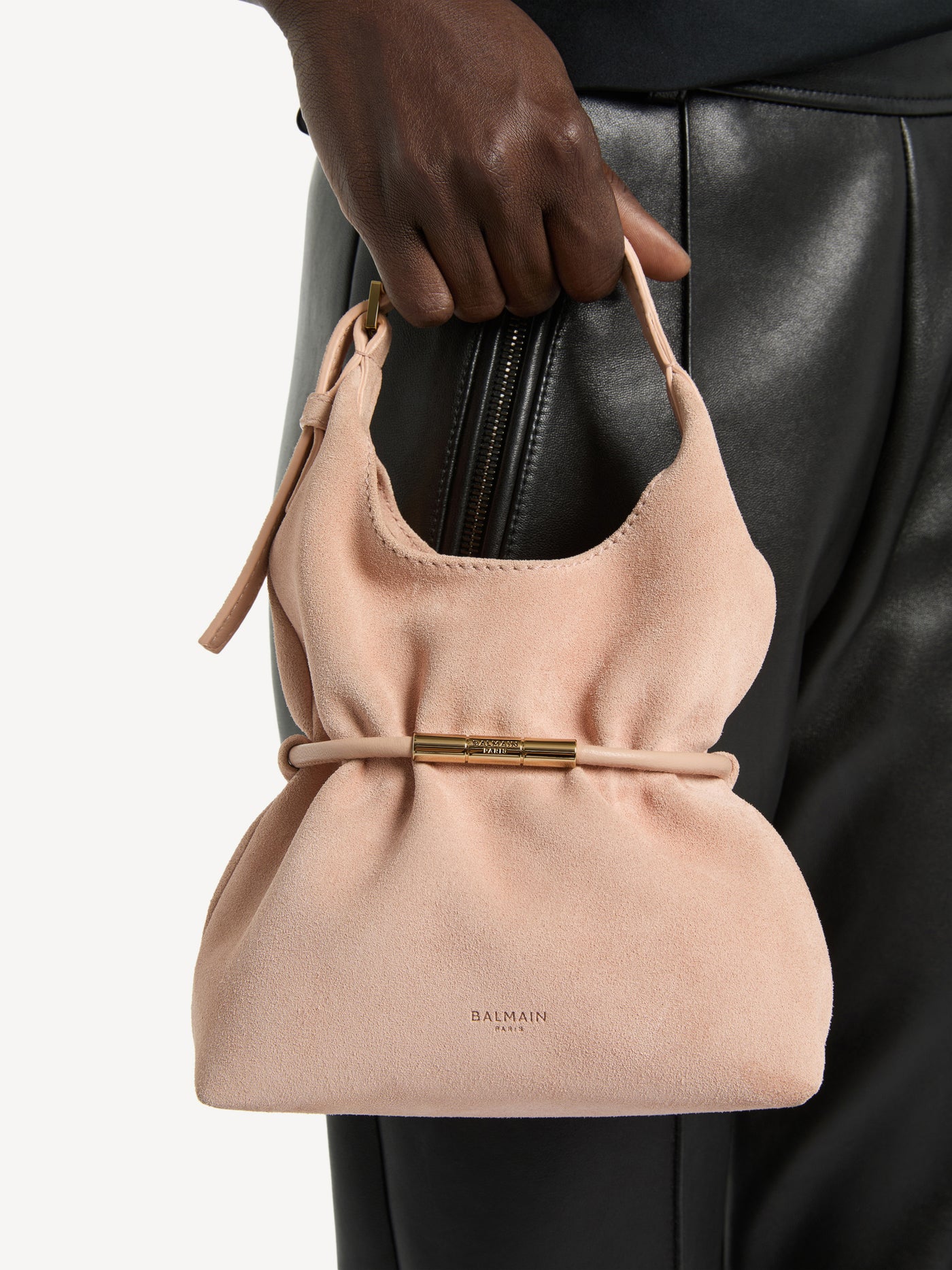 Borsa SPHYNX Mini in pelle scamosciata