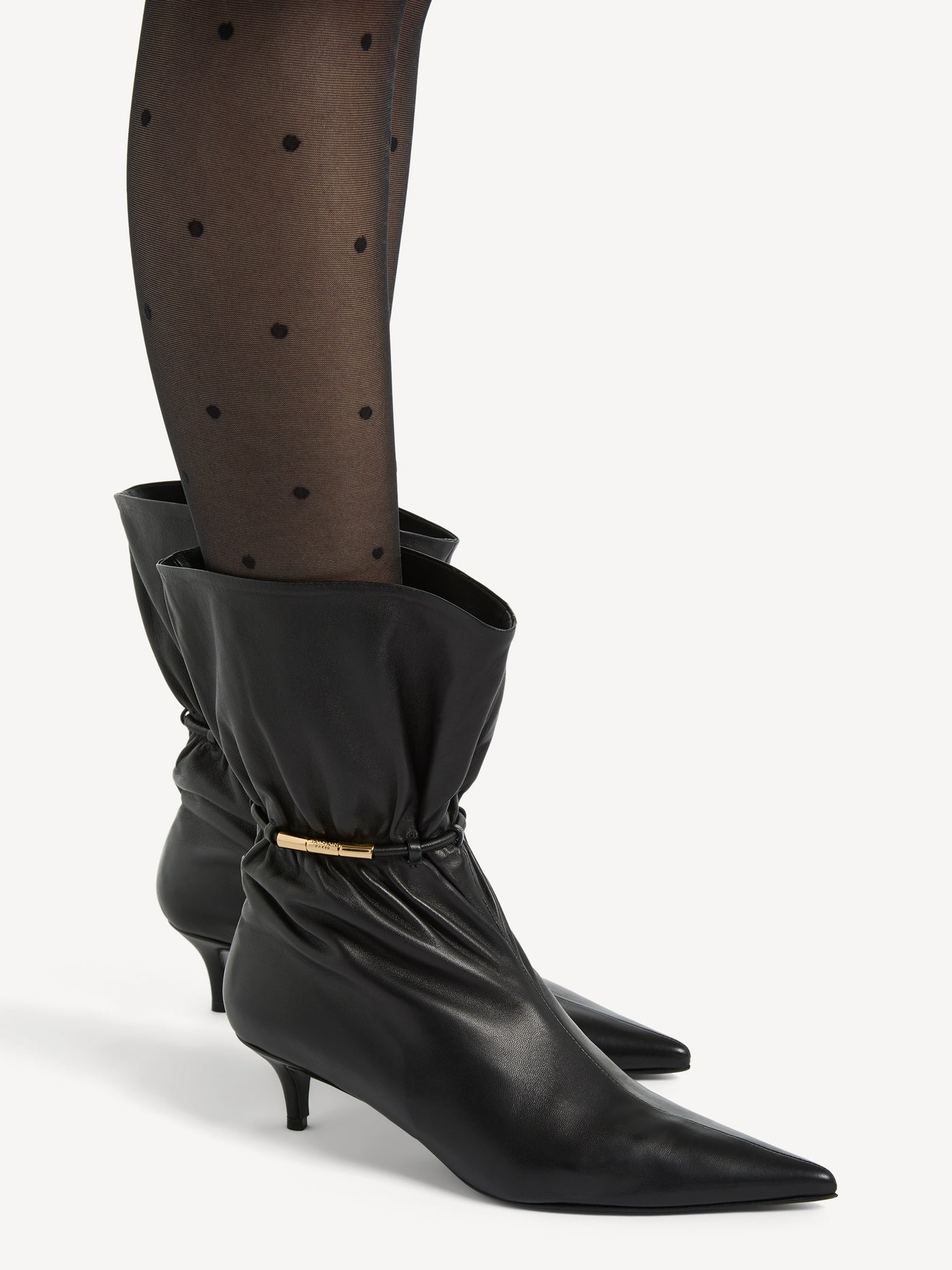 Bottines Sphynx en cuir lisse