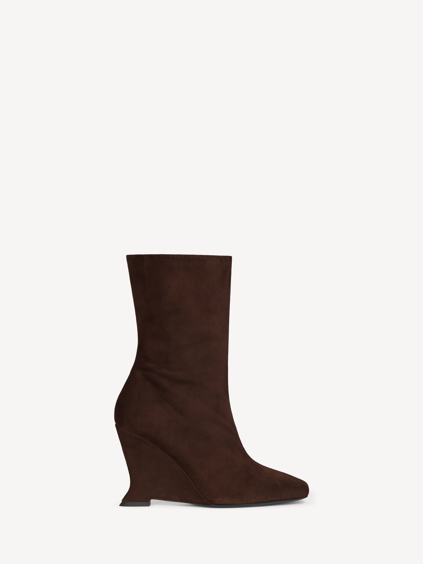Stiefeletten Wedge aus Wildleder