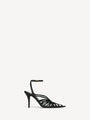 Sandali Cage in pelle liscia