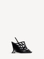 Sandalen Wedge Cage aus Wildleder