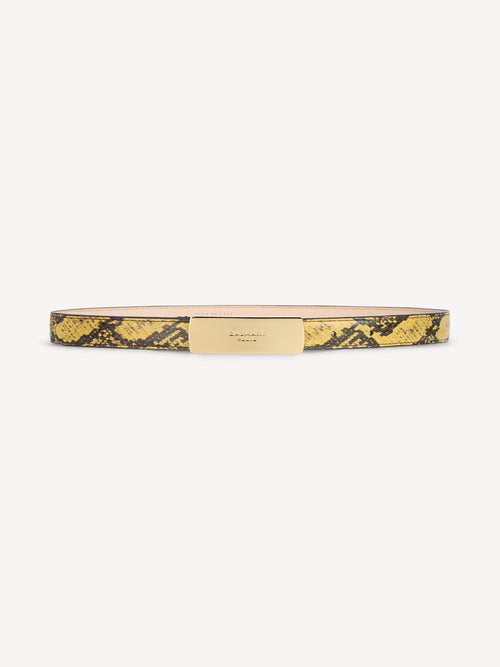 Ceinture Balmain en cuir effet python