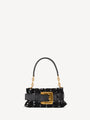 Anthem Mini-Tasche aus Tweed und Glattleder