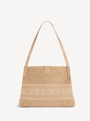 Small Release tote bag in cotton bouclé