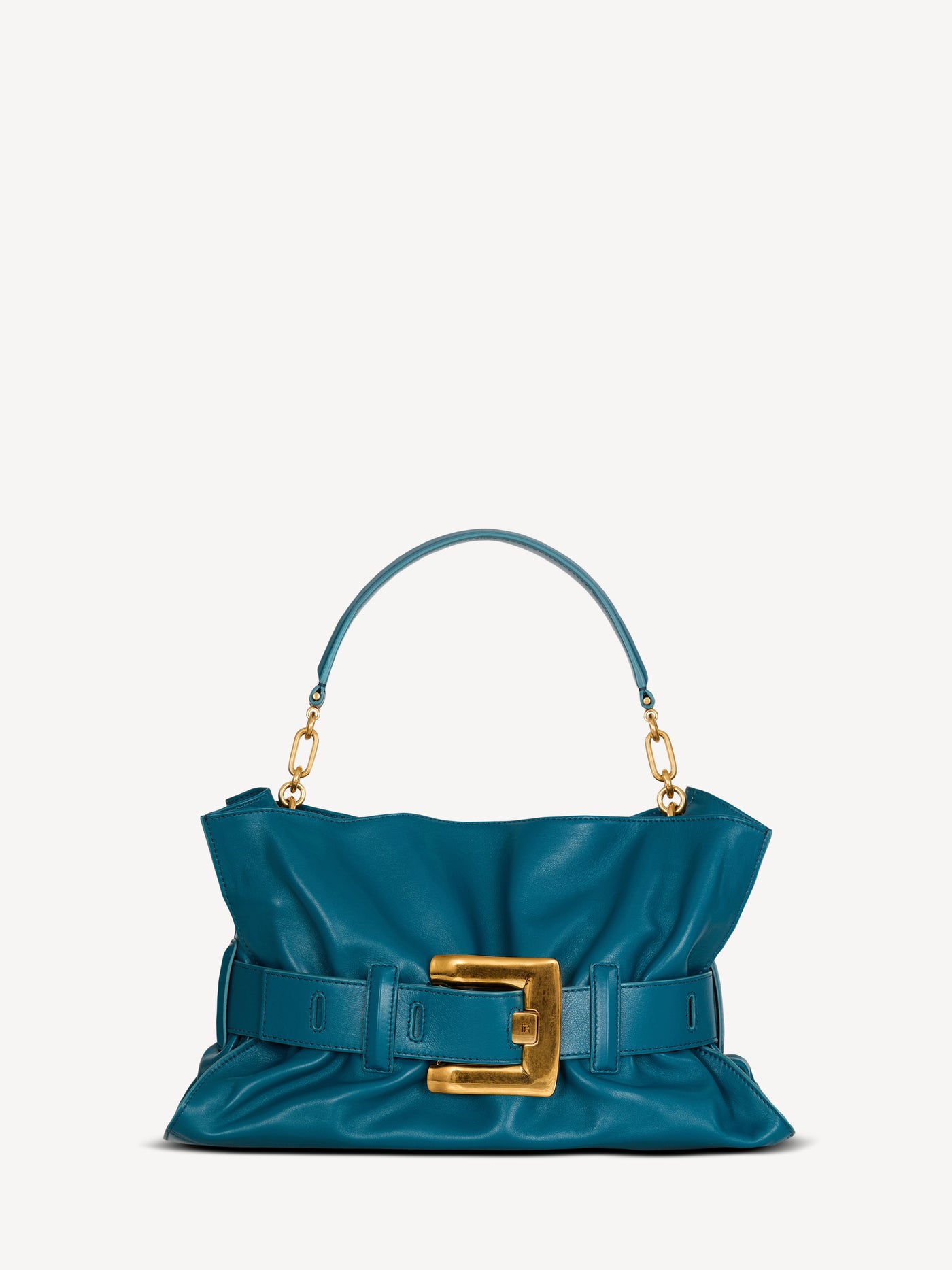Borsa Anthem media in pelle liscia