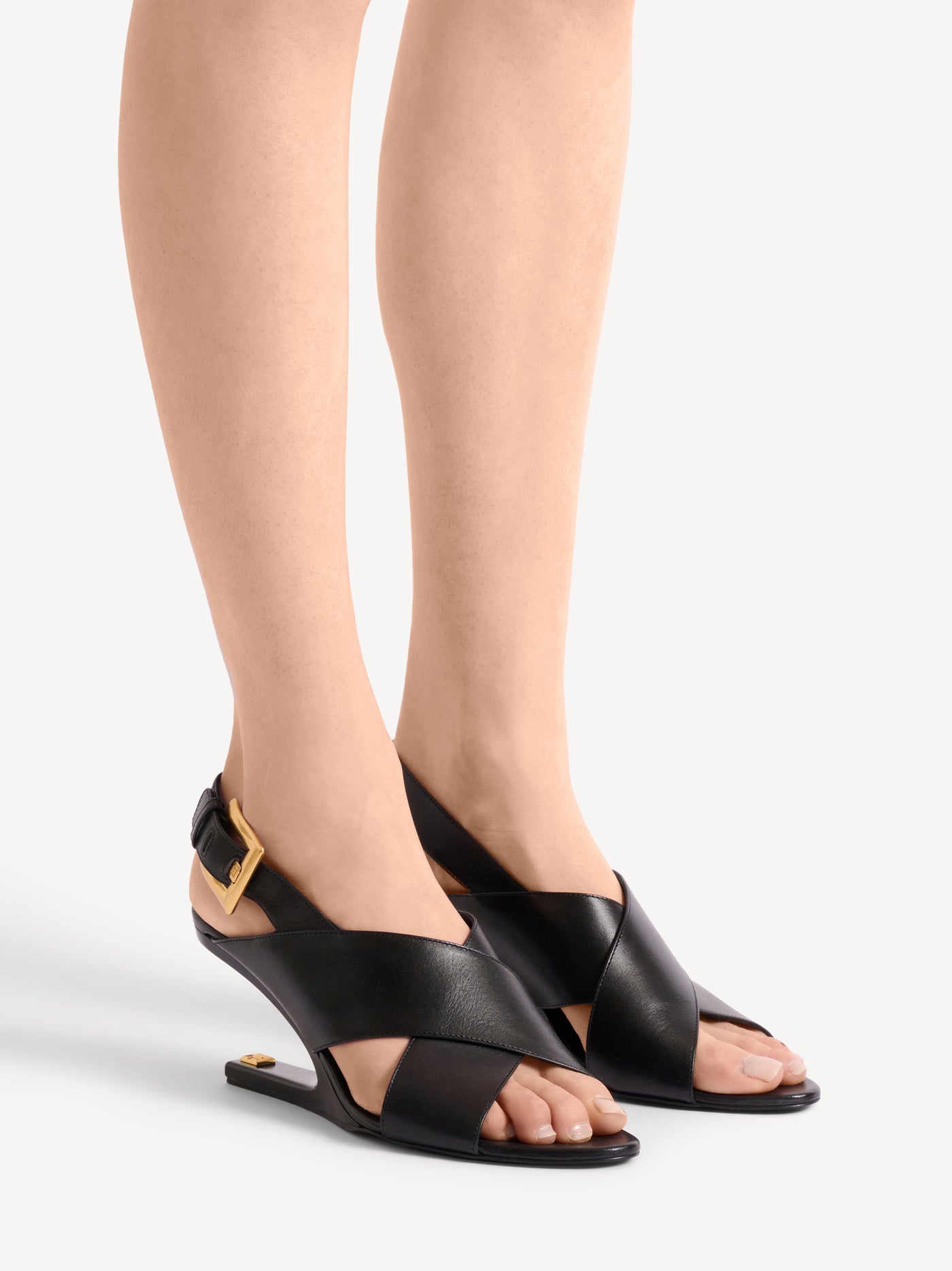 Anthem No Wedge Sandalen aus Glattleder