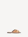 Flat suede leather Anthem mules