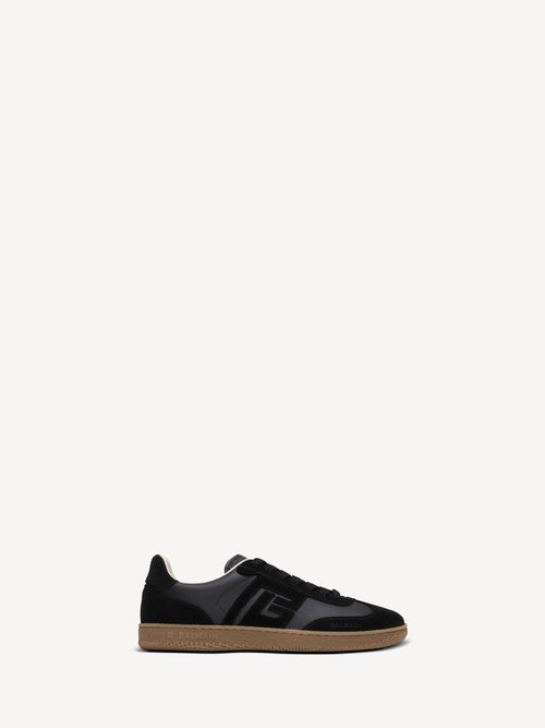 Baskets Balmain Swan en cuir lisse et suédé