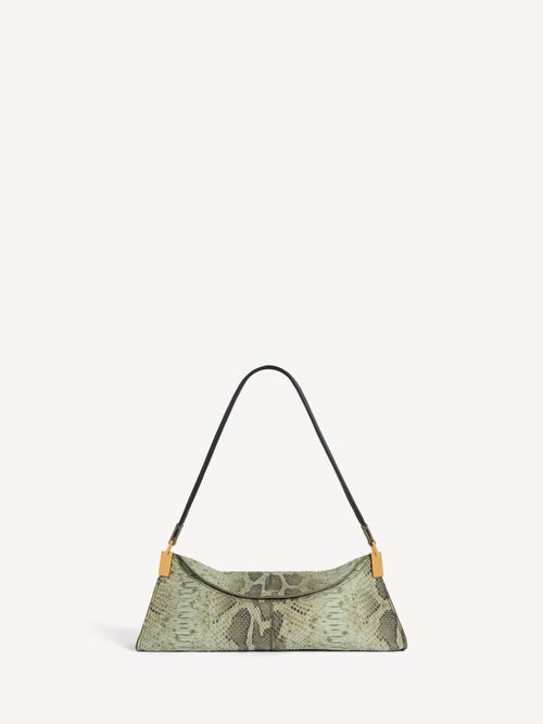 Bolso 64-83 Small de ante con efecto piel de pitón