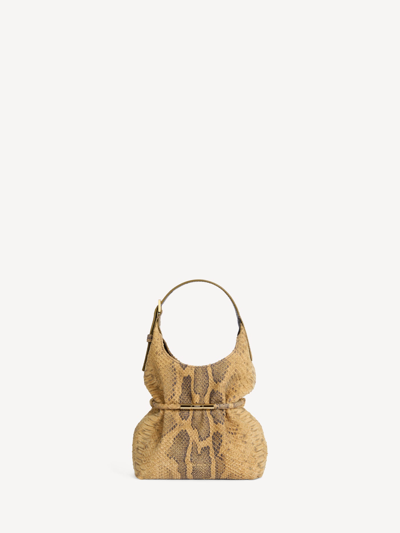 SPHYNX mini bag in python-effect suede