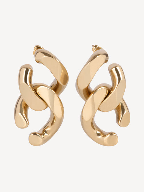 Brass Curb earrings