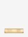 Tasche Long Clutch aus strukturiertem Metallic-Leder