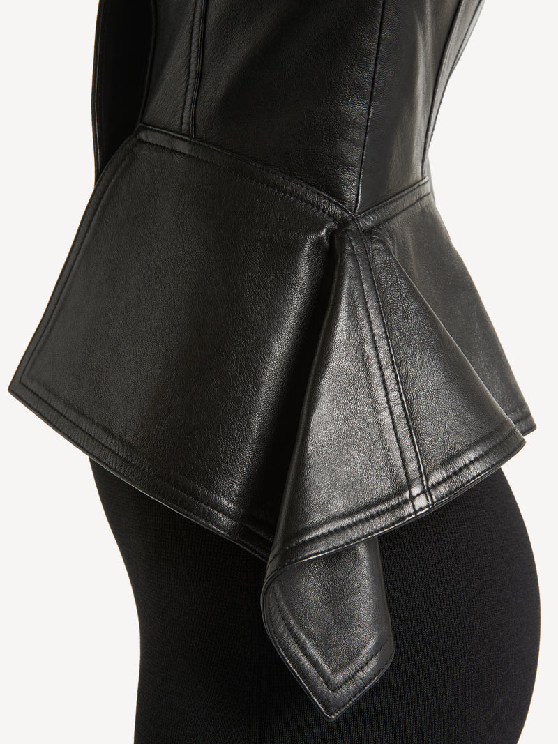 Lambskin signature jacket