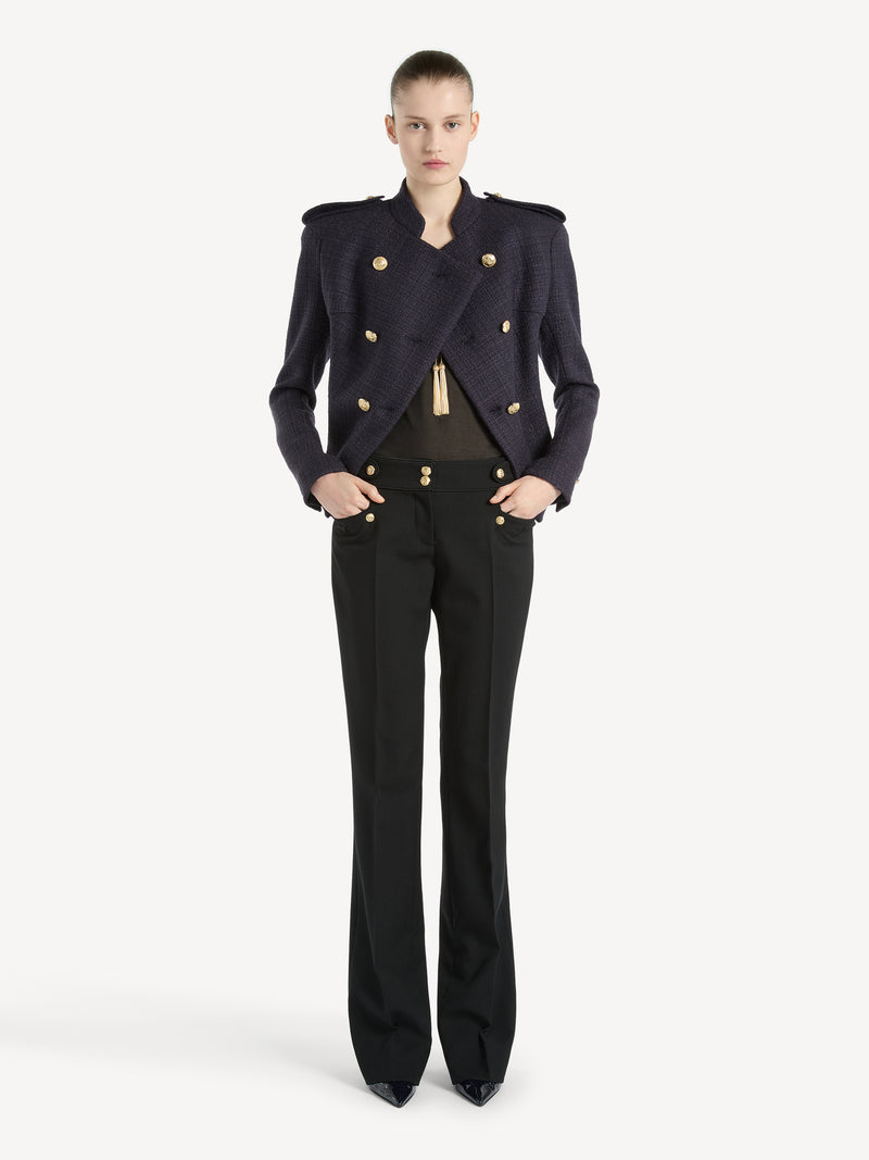 Veste 6 boutons en tweed