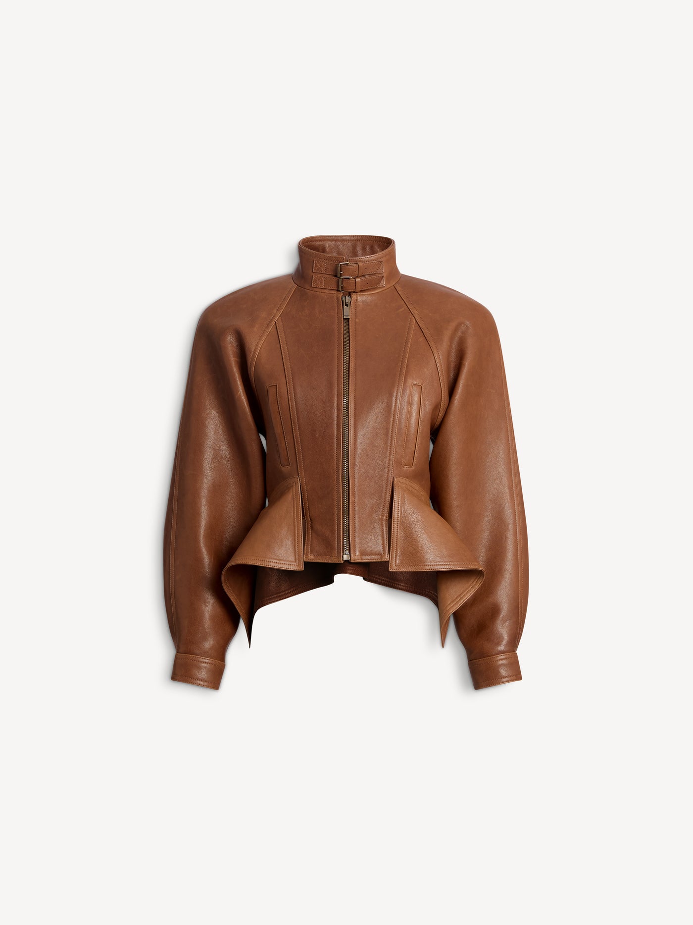Signature jacket in vintage lambskin