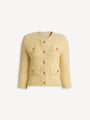 Knit tweed Spencer jacket
