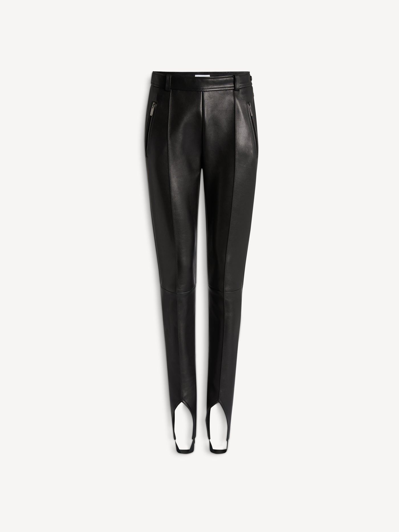 Pantalon fuseau en cuir d'agneau