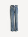 Gerade geschnittene Jeans aus verwaschenem Denim