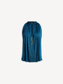 Pleated flowing jersey top