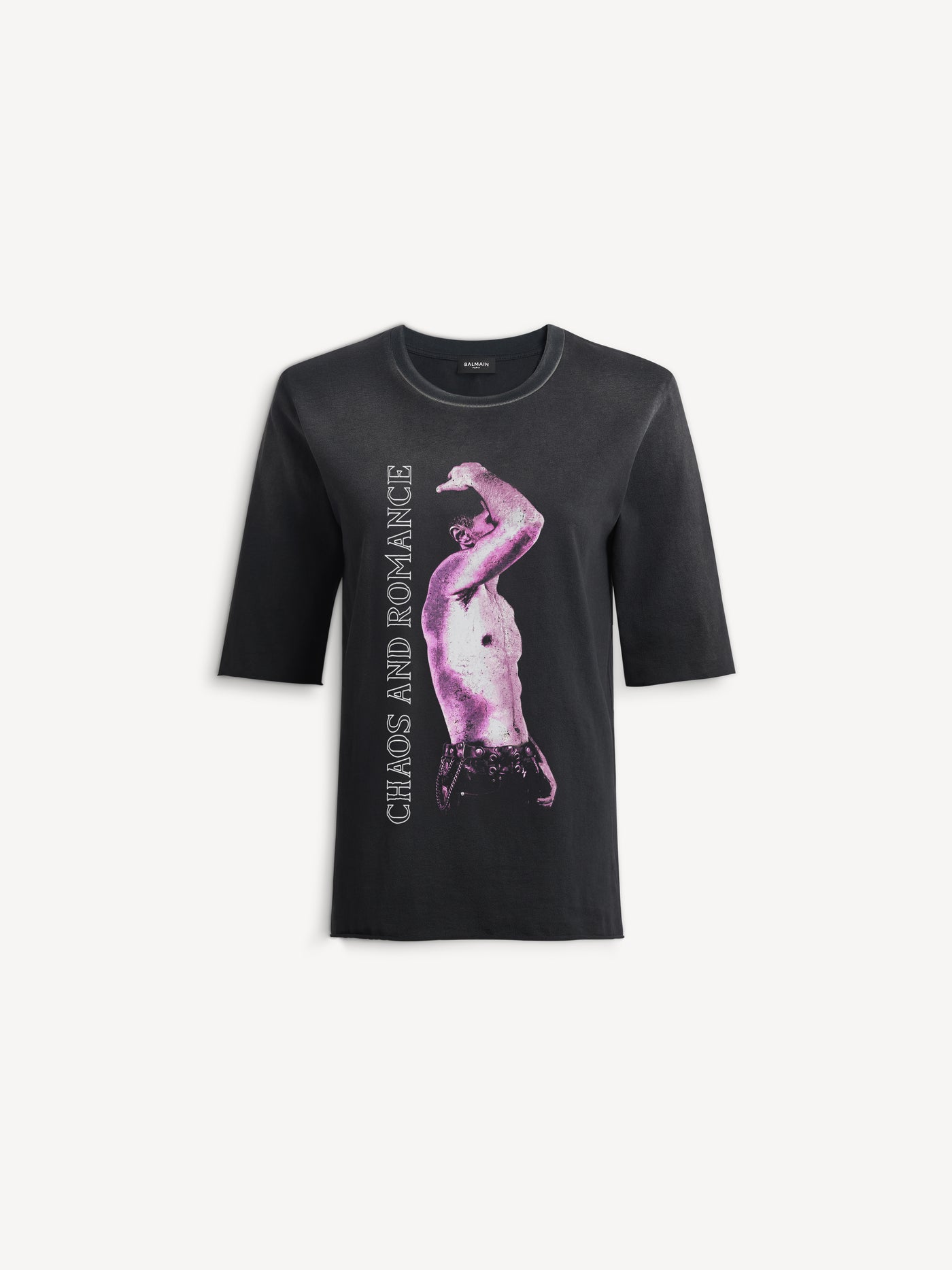 T-shirt with Chaos & Romance print