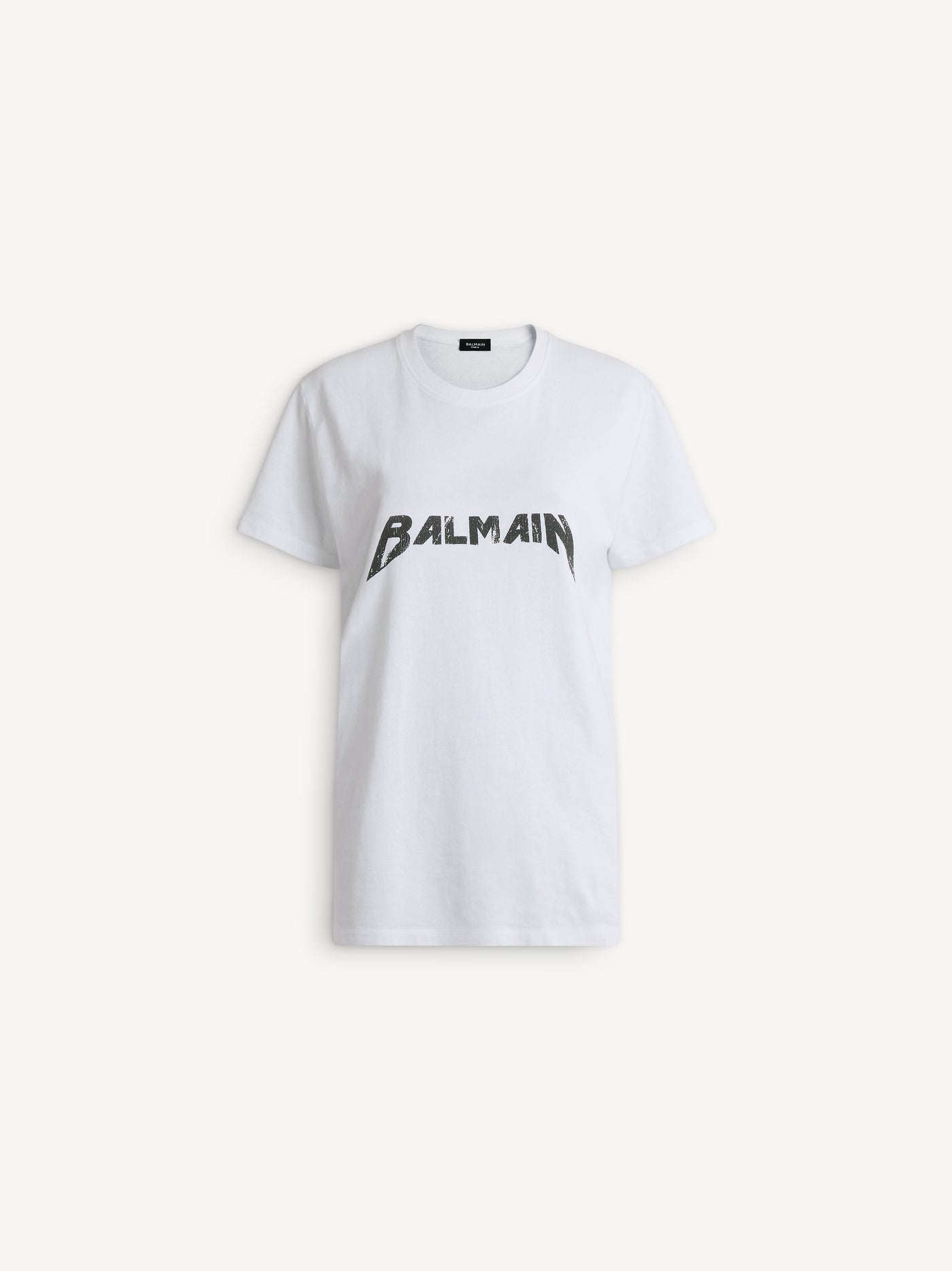 T-shirt with Balmain Band print