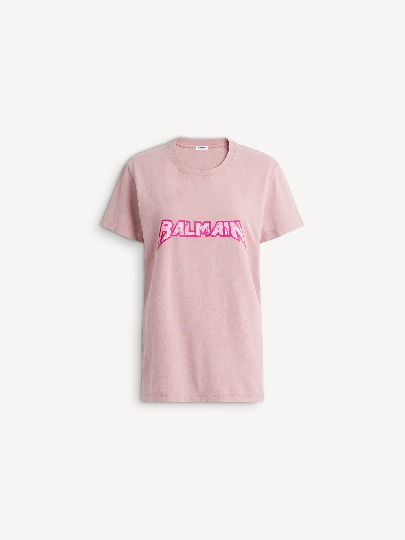 T-shirt with Balmain Band print