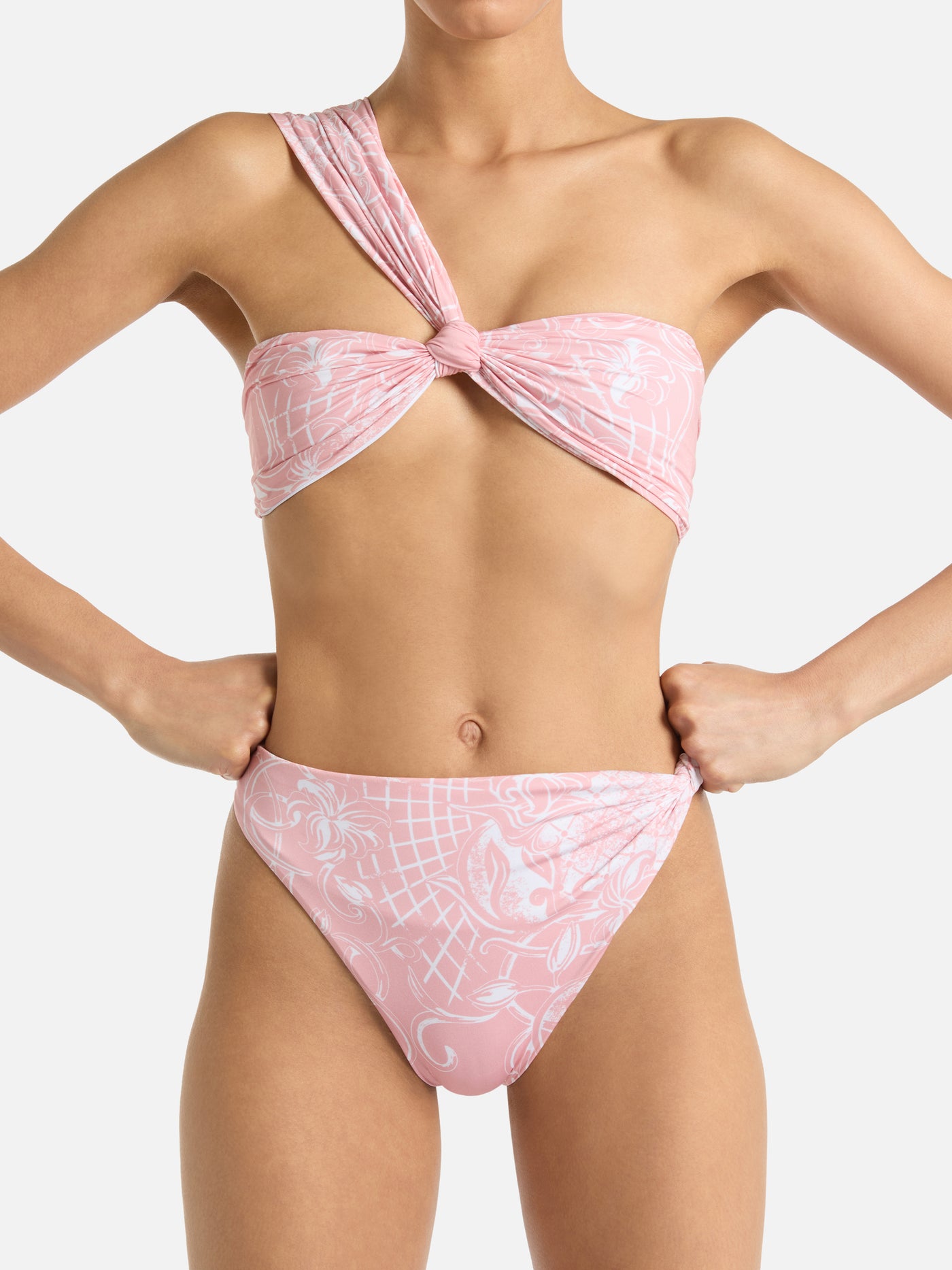 Bikini mit Print aus Lycra