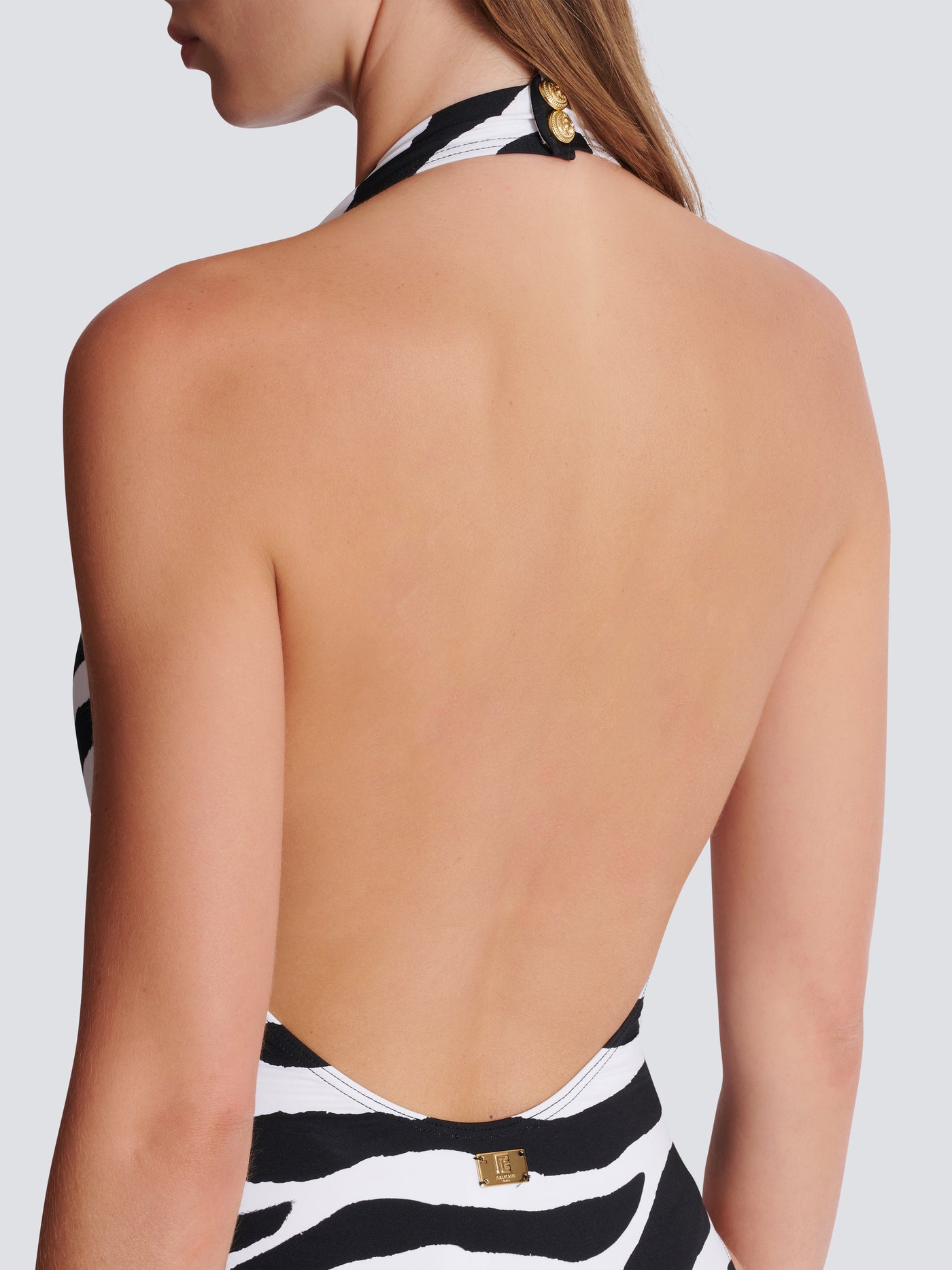 Maillot de bain 1 pièce zébré