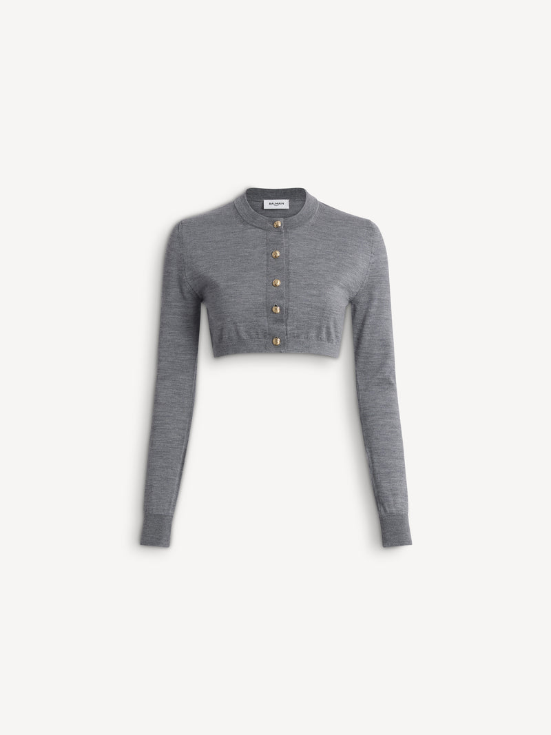 Cárdigan Balmain B de punto fino