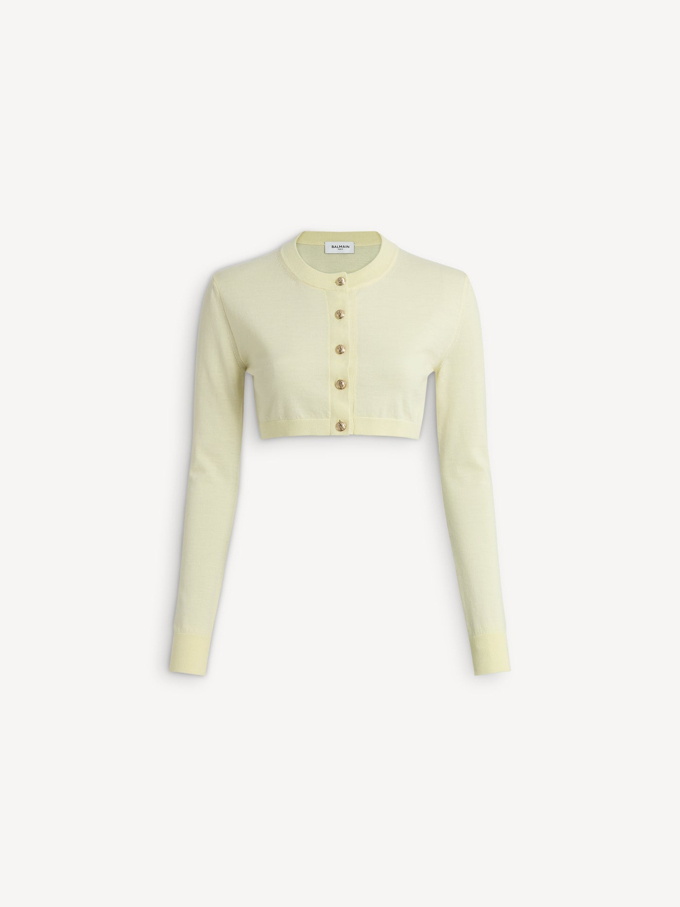 Finely knit Balmain B cardigan