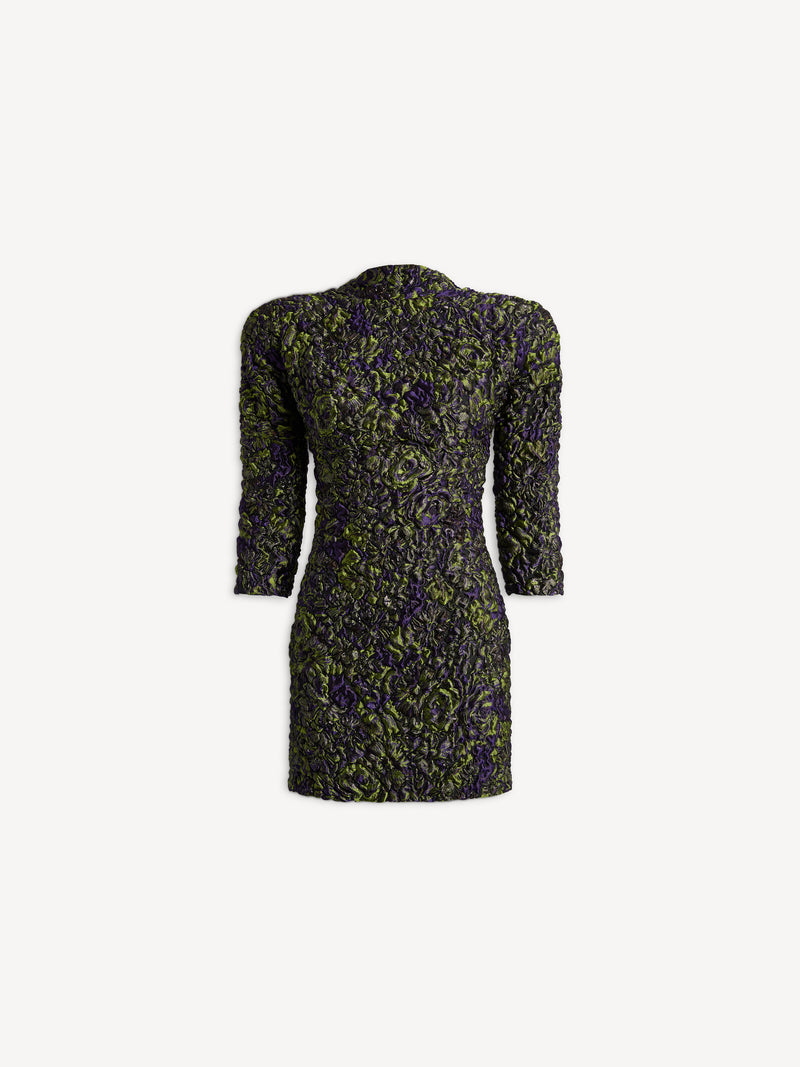 Robe en jacquard cloqué