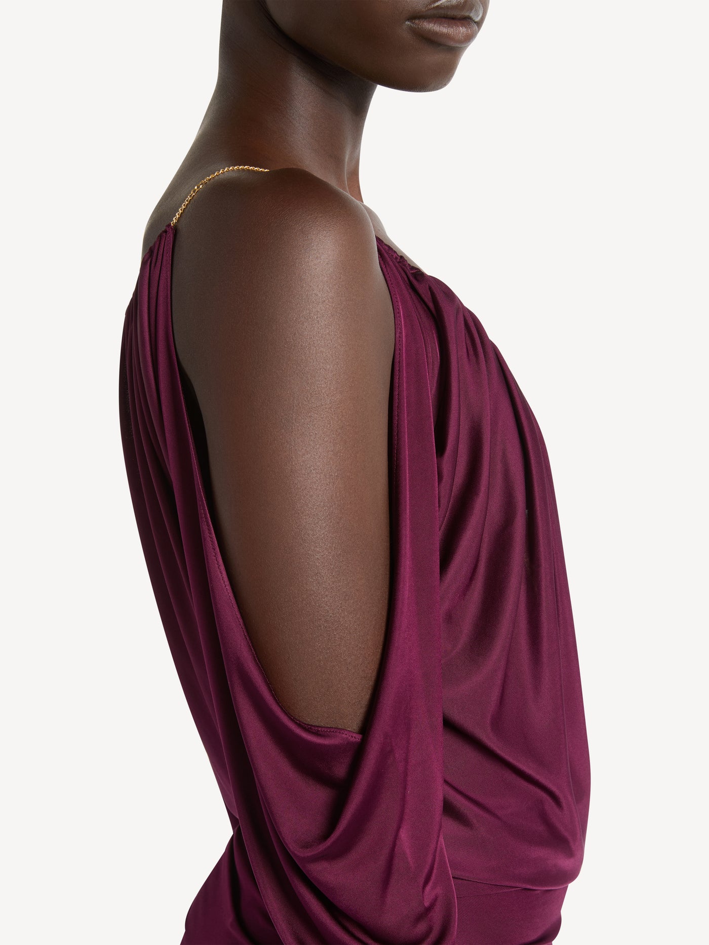 Long flowing jersey dress