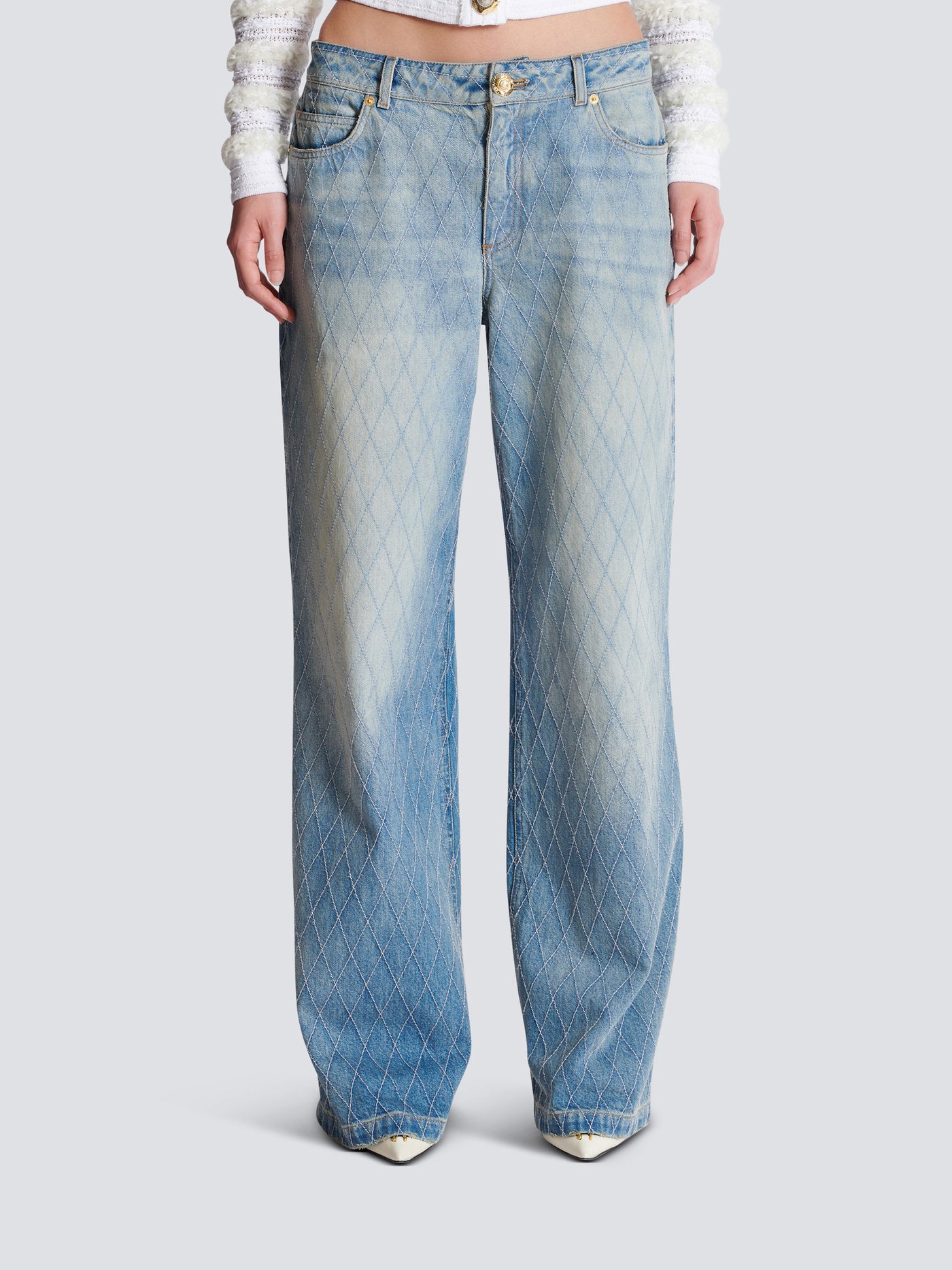 Jean droit en denim Diamond