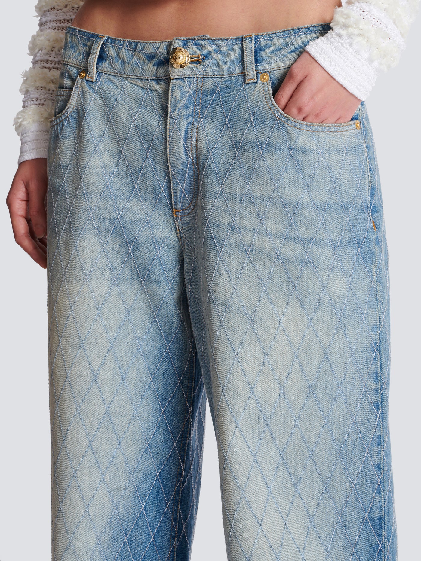 Jean droit en denim Diamond