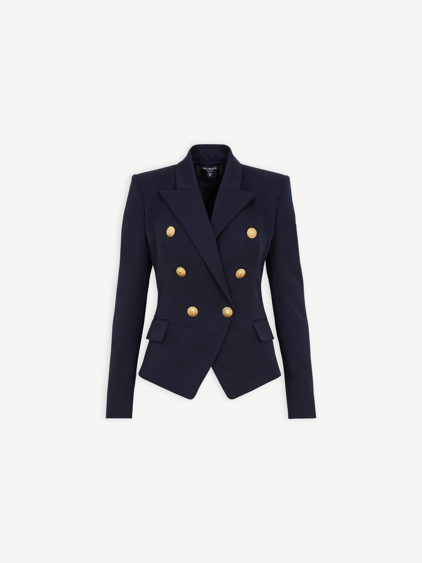 Veste 6 boutons ajustée en laine