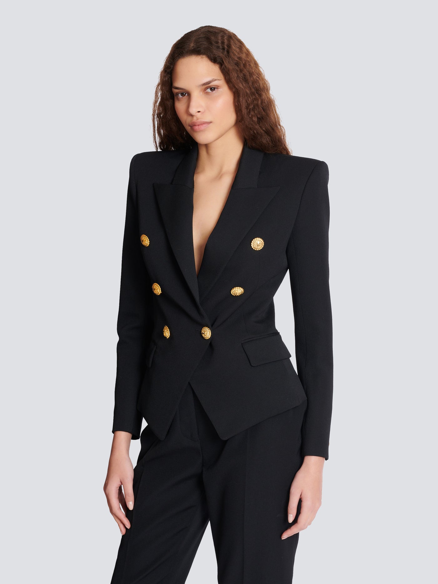 Grain de poudre 6-buttons fitted jacket