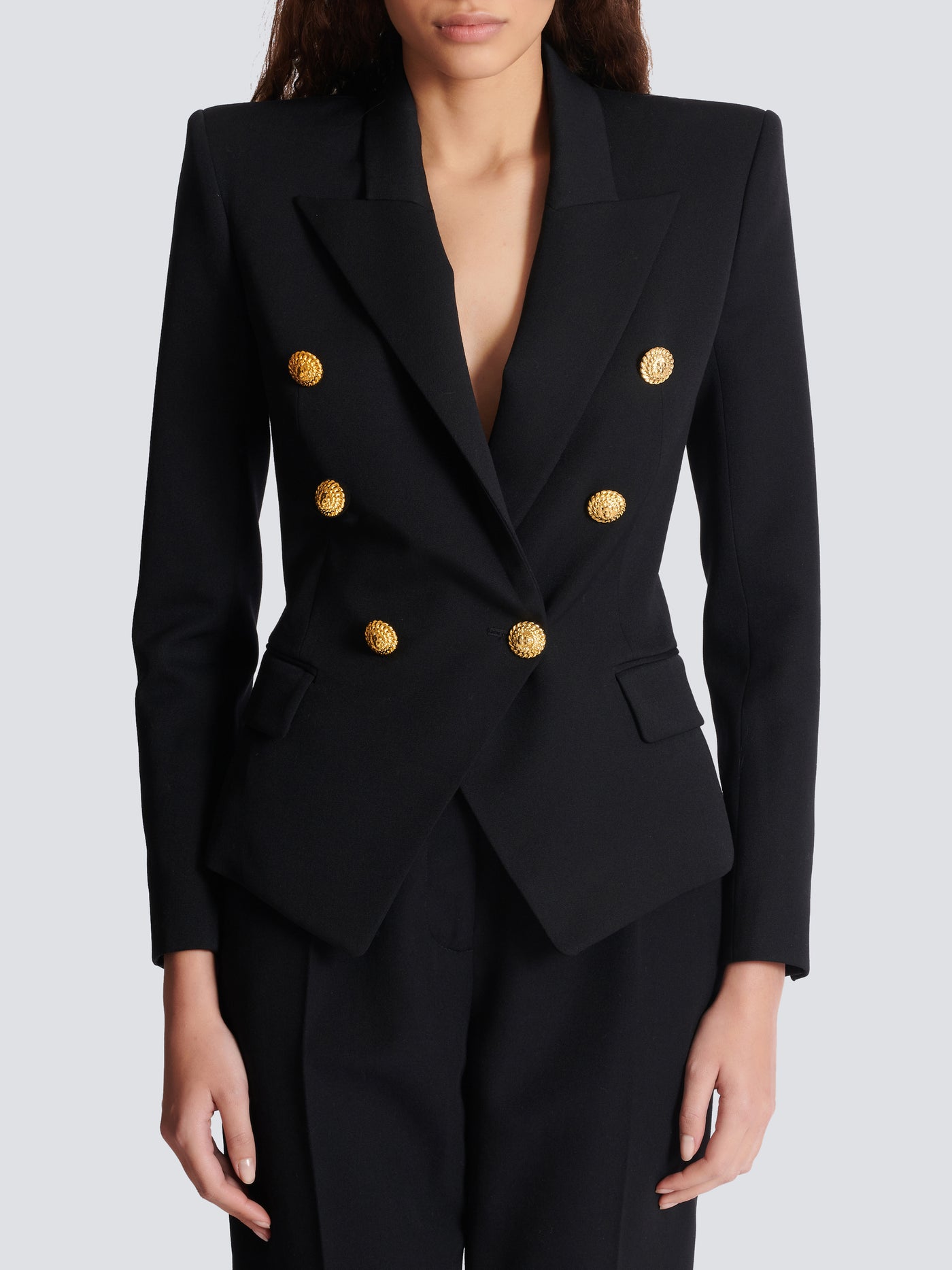 Grain de poudre 6-buttons fitted jacket