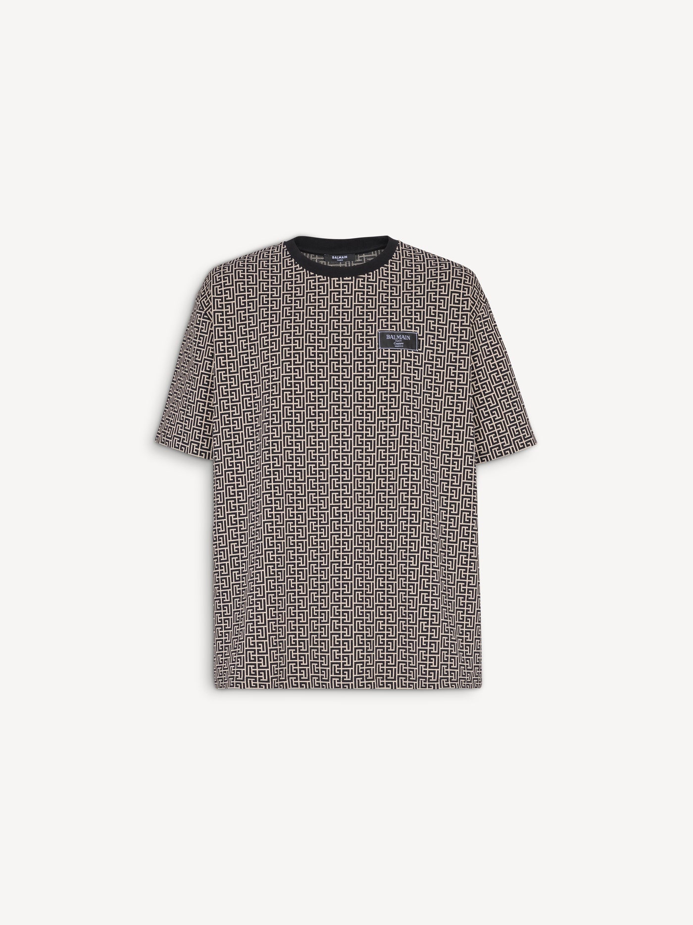 T-shirt en jacquard monogrammé