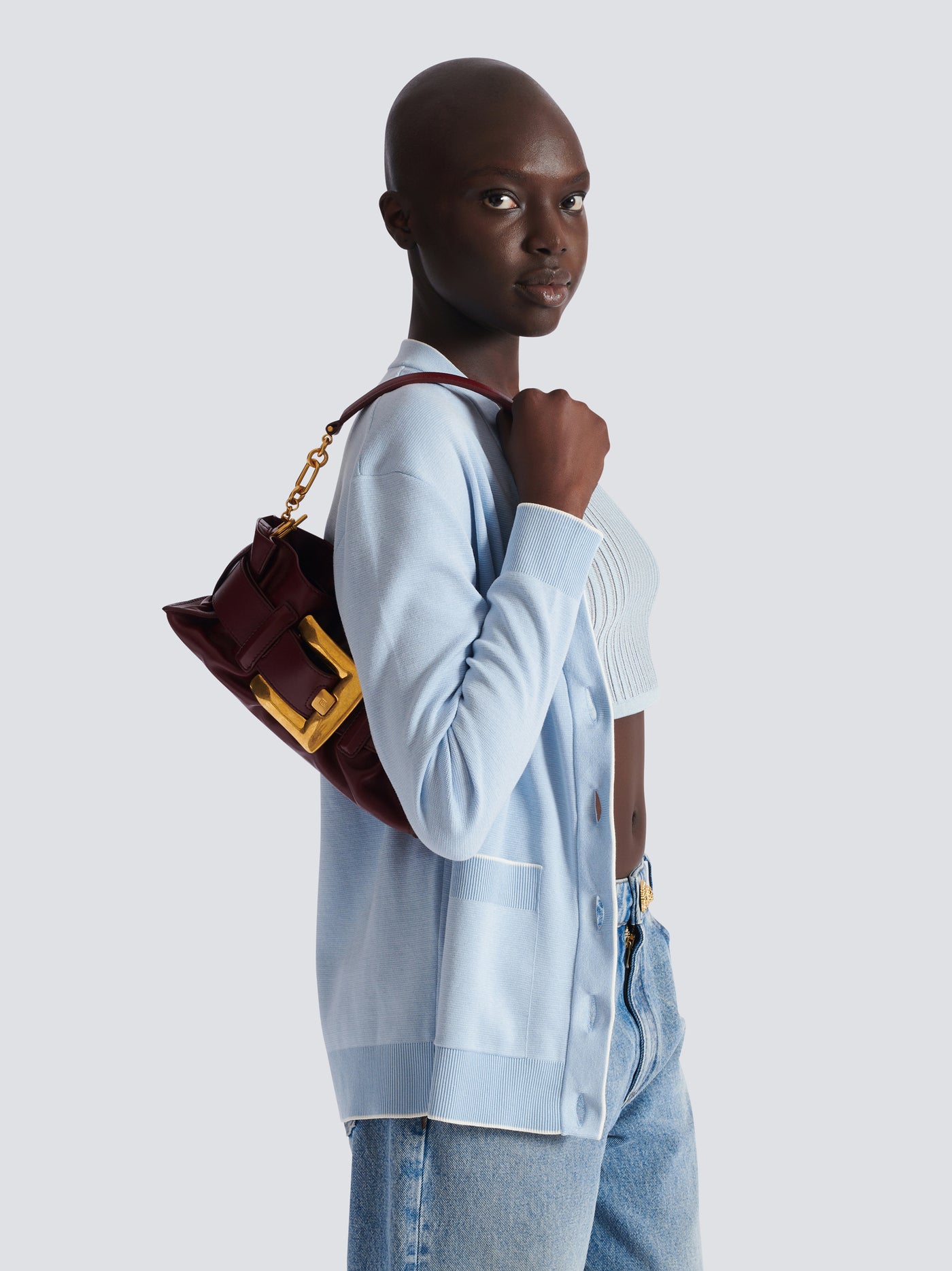 Mini Anthem bag in calfskin leather