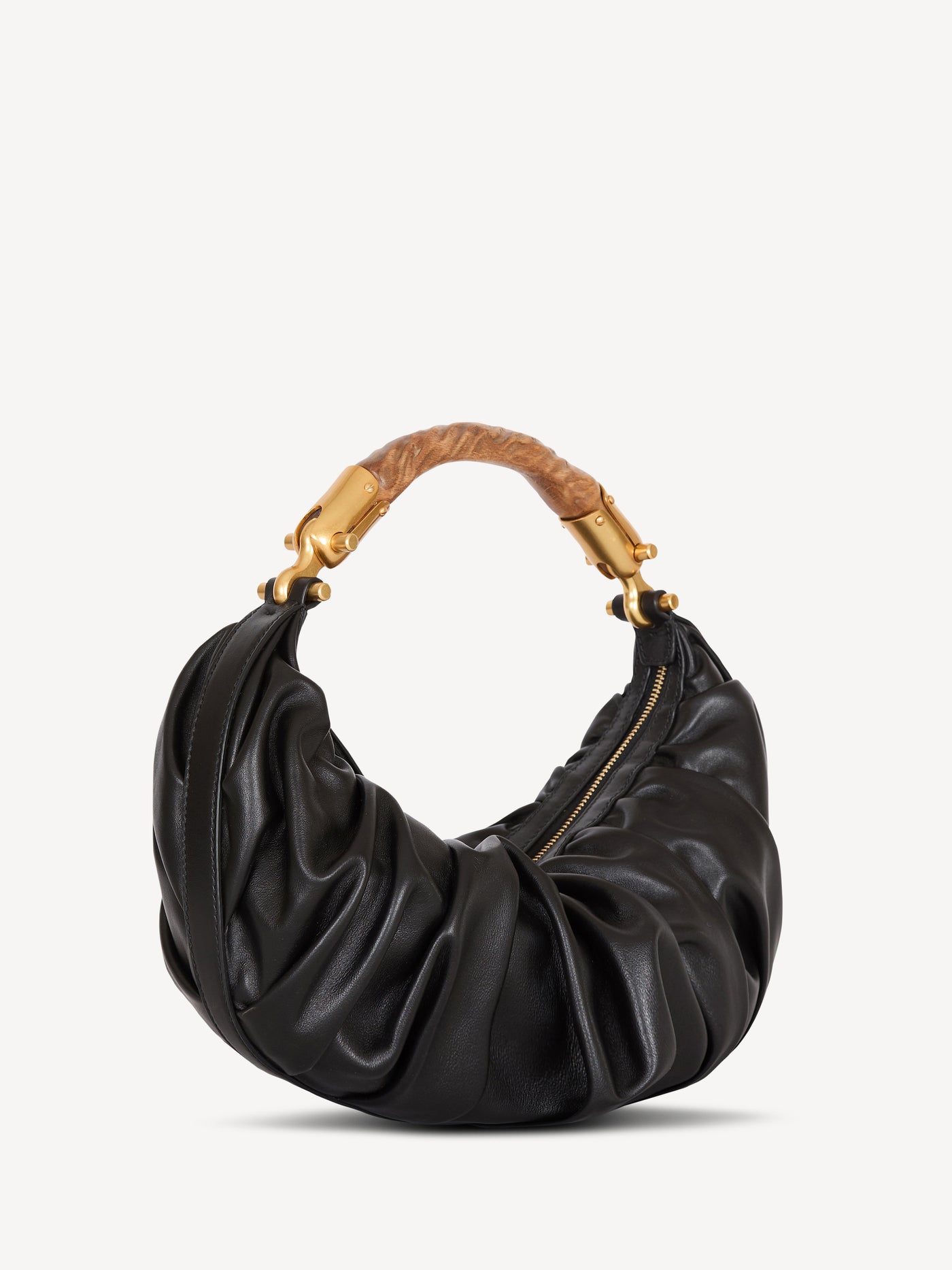 Sac Ébène Medium en cuir de veau