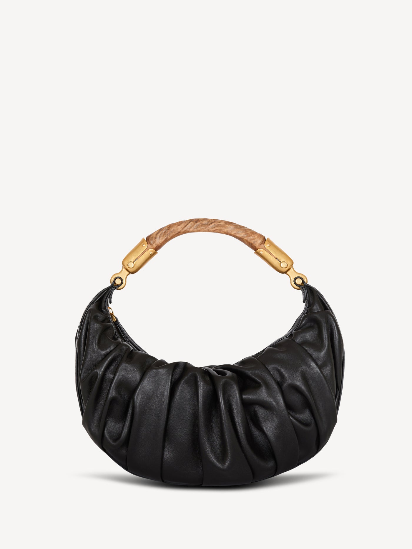 Sac Ébène Medium en cuir de veau