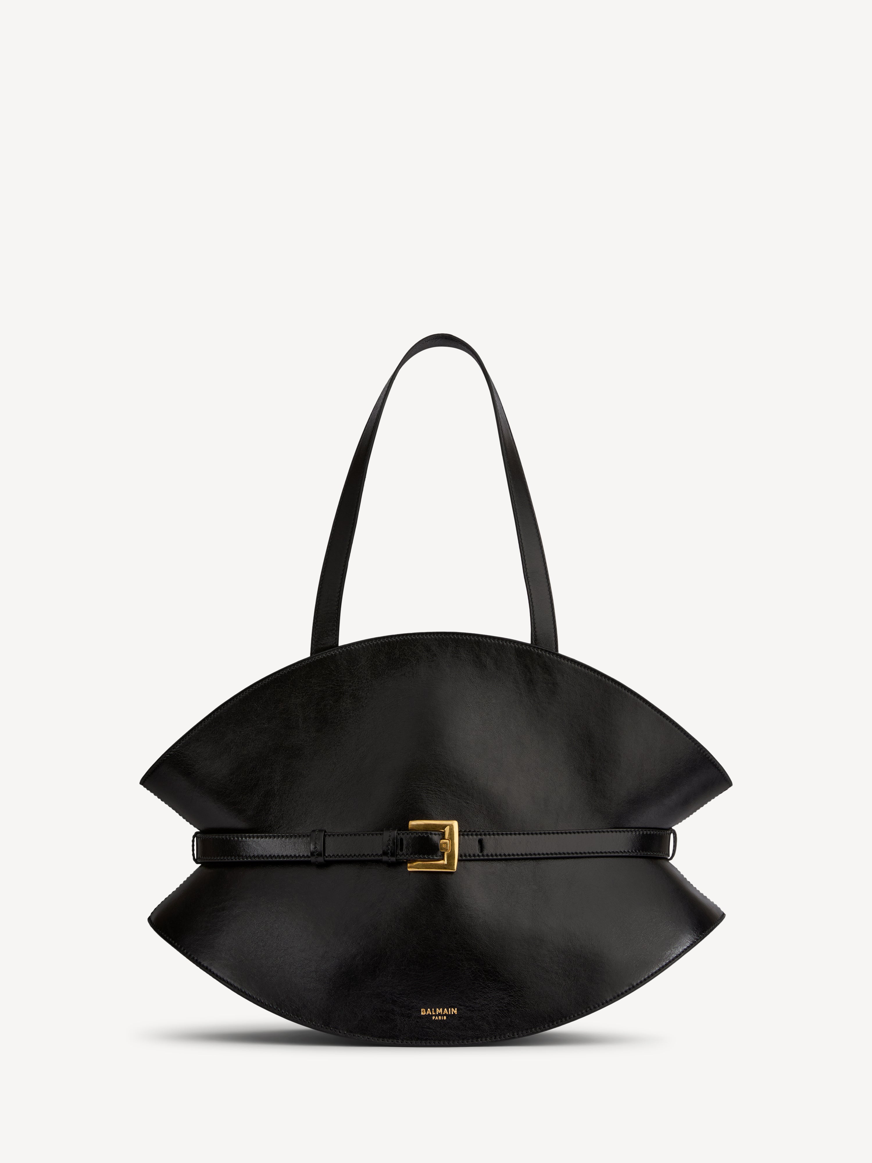 BALMAIN PARIS【未使用品】　牛革トートバッグ　 ブラック Totebags Women
