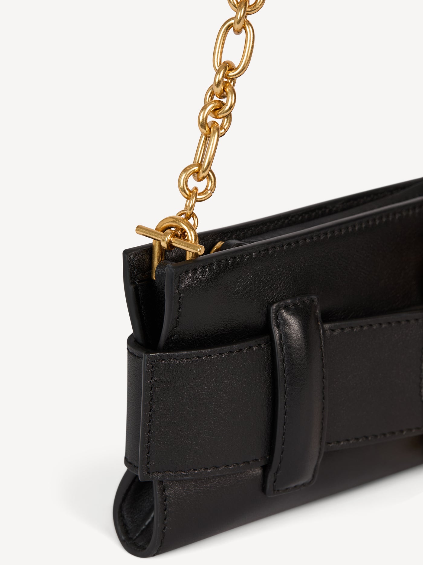 Pochette Anthem en cuir de veau