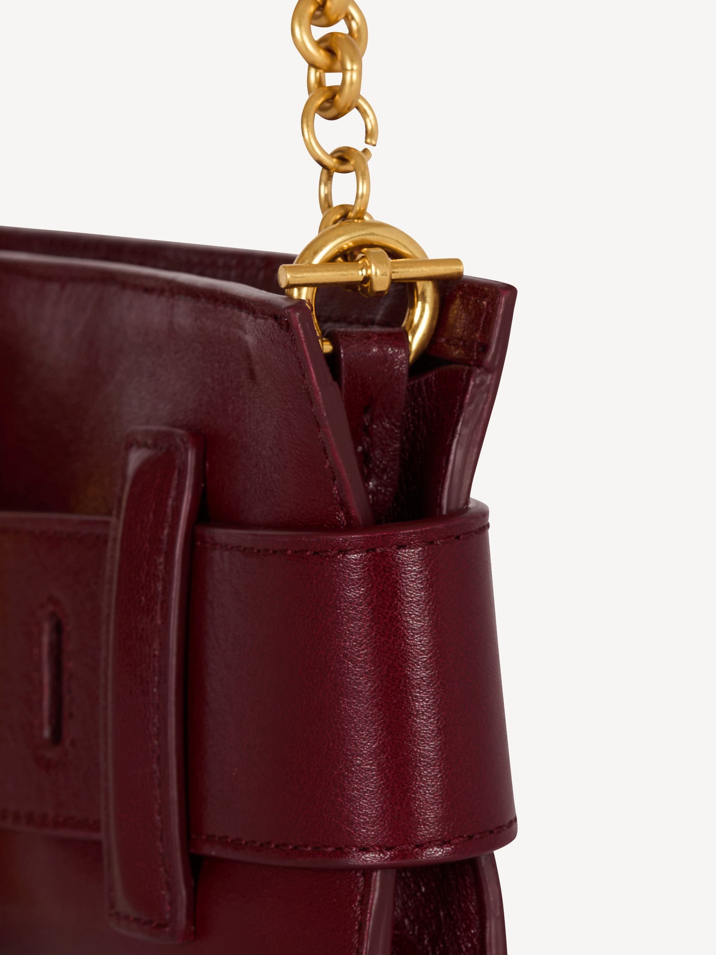 Pochette Anthem en cuir de veau