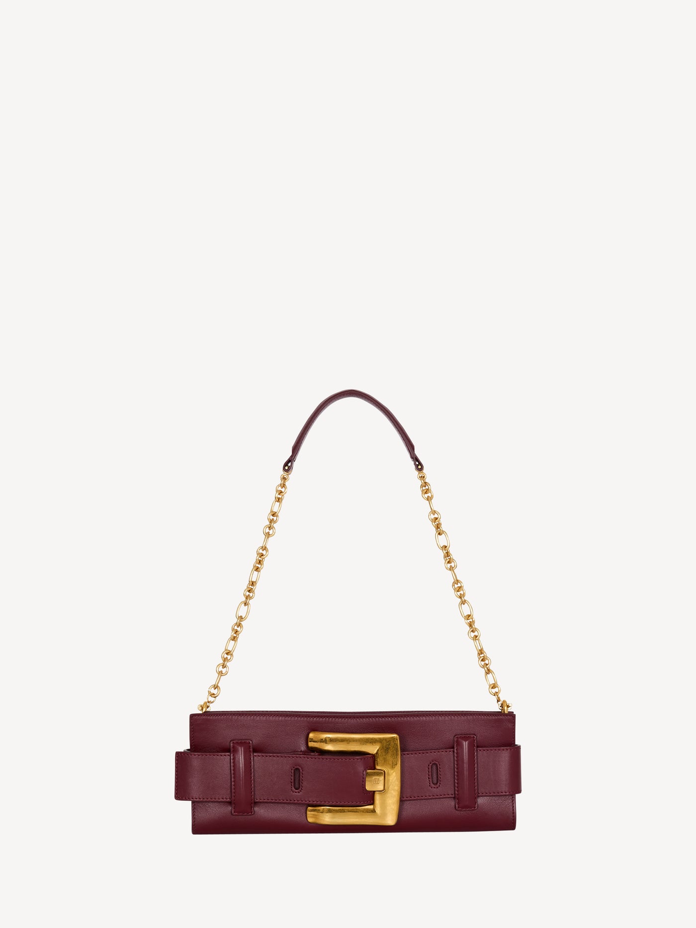 Pochette Anthem en cuir de veau