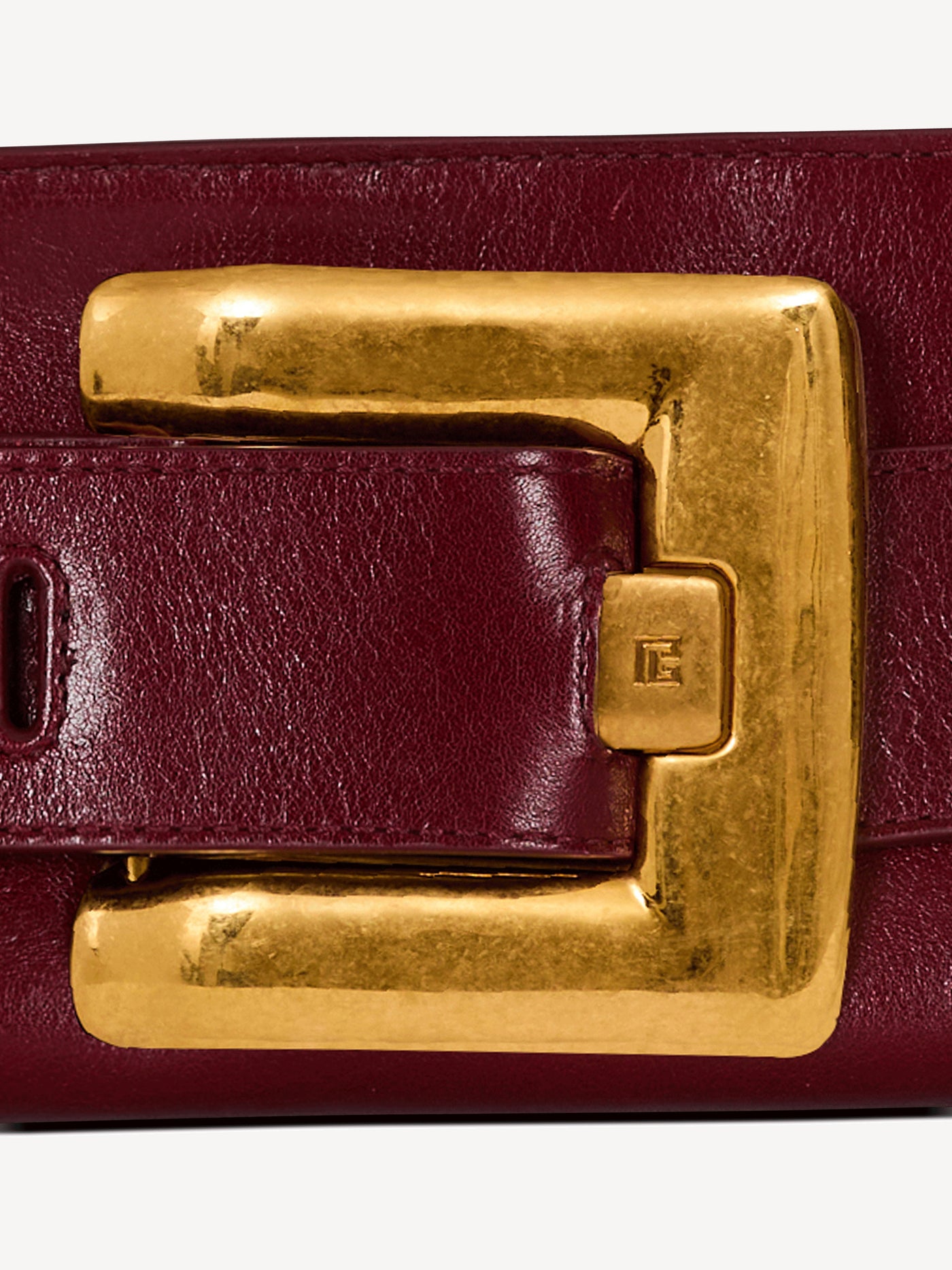 Pochette Anthem en cuir de veau