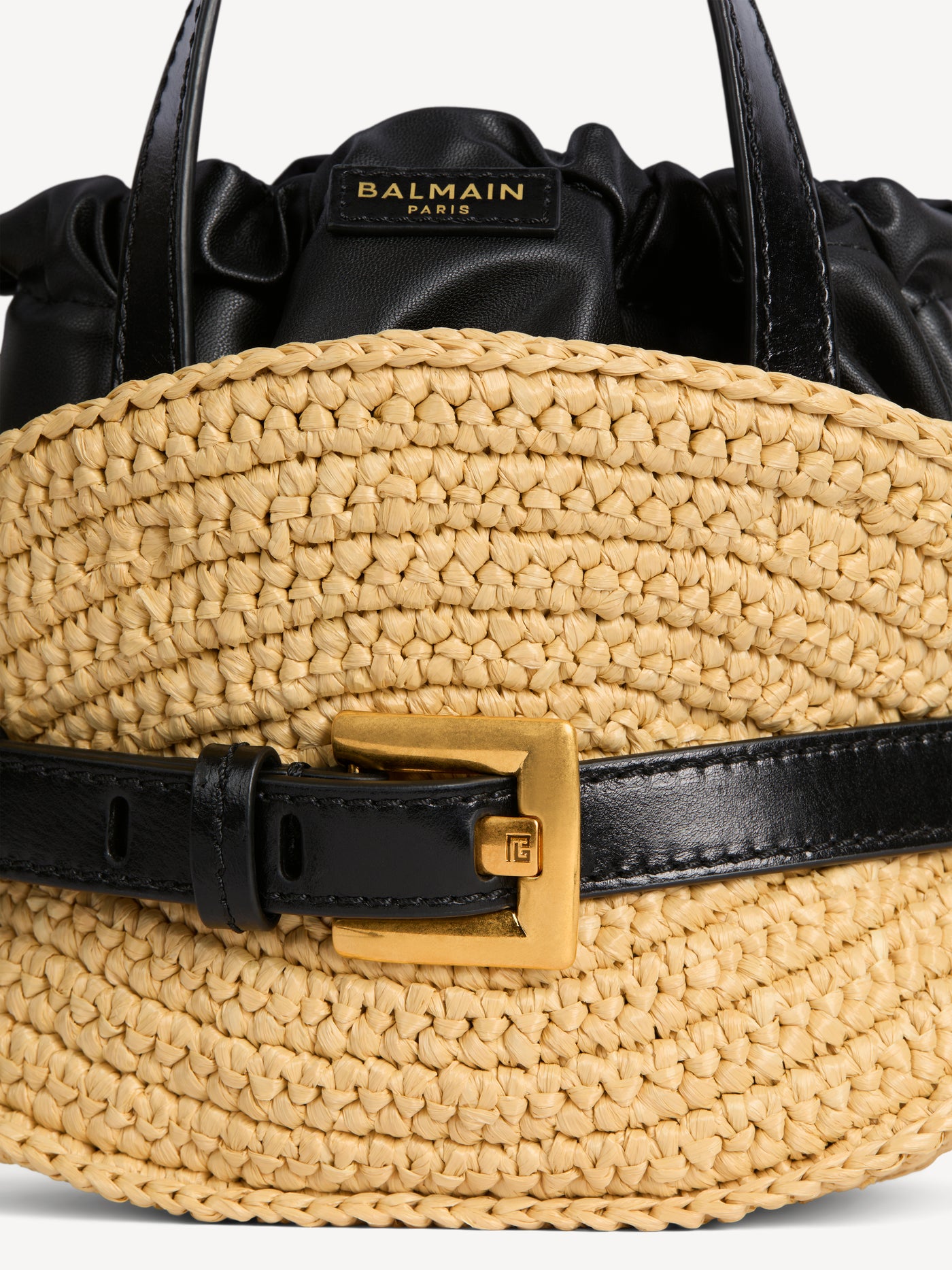 Sac Shuffle Mini en raphia