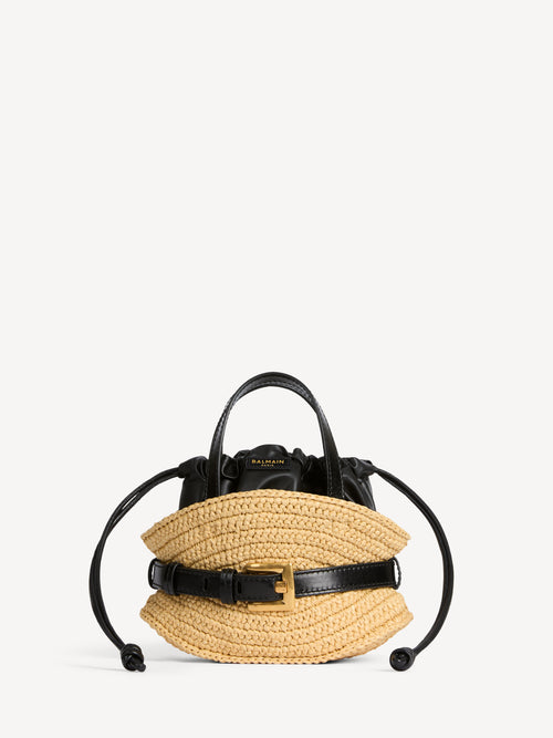 Sac Shuffle Mini en raphia